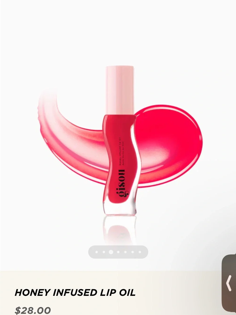 Gisou Honey Infused Lip Oil - Strawberry Sorbet